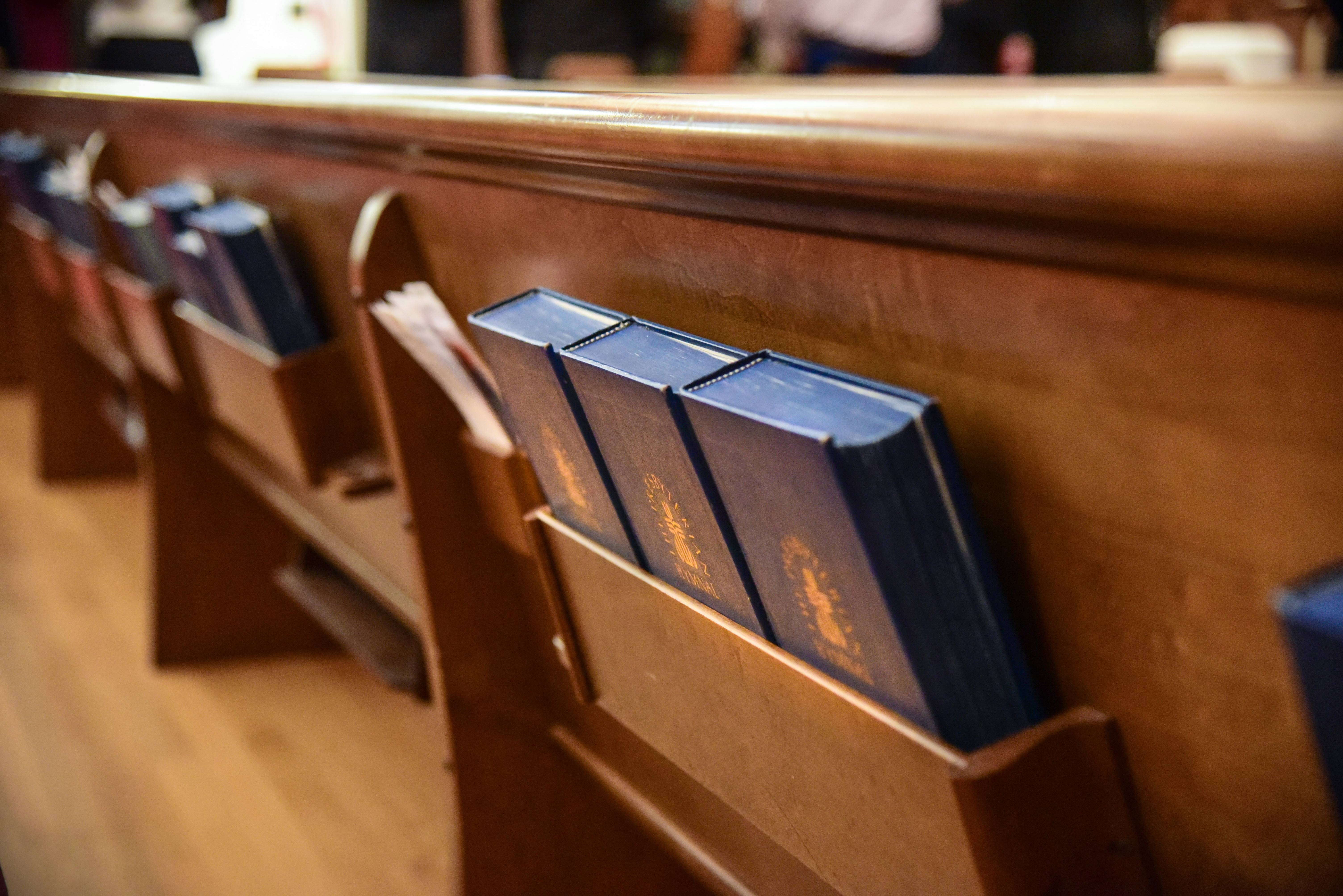 Hymn books in Church