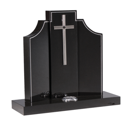 Gates Of Heaven Headstone With Cross