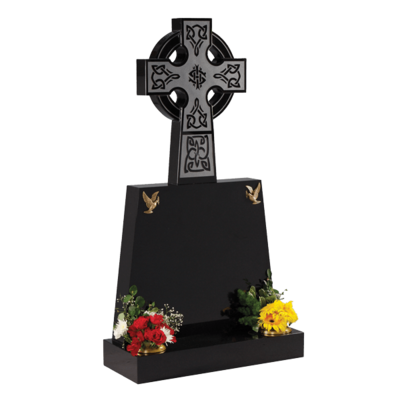 Celtic Wheel Cross Headstone