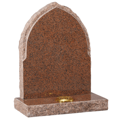 Gothic Headstone With Rustic Edges