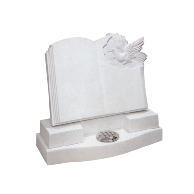Book Memorial With Dove