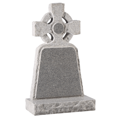 Celtic Wheel Style Cross Headstone