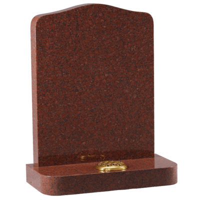 Ogee Headstone With Rounded Shoulders