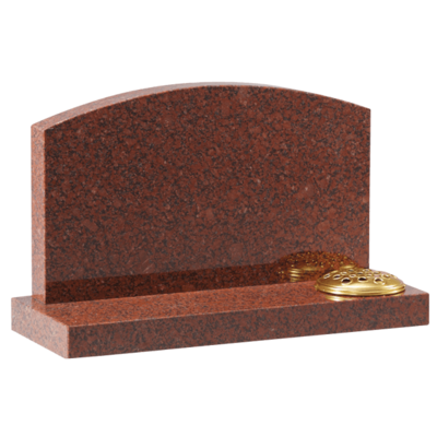 Cremation Oval Headstone & Base
