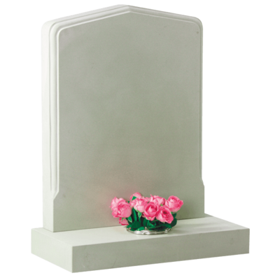 Shaped Headstone With Moulded Profile