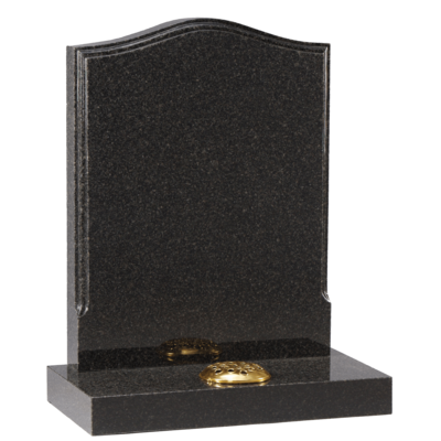 Headstone With Moulded Edges