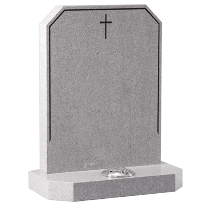 Cross & Pin Line Headstone