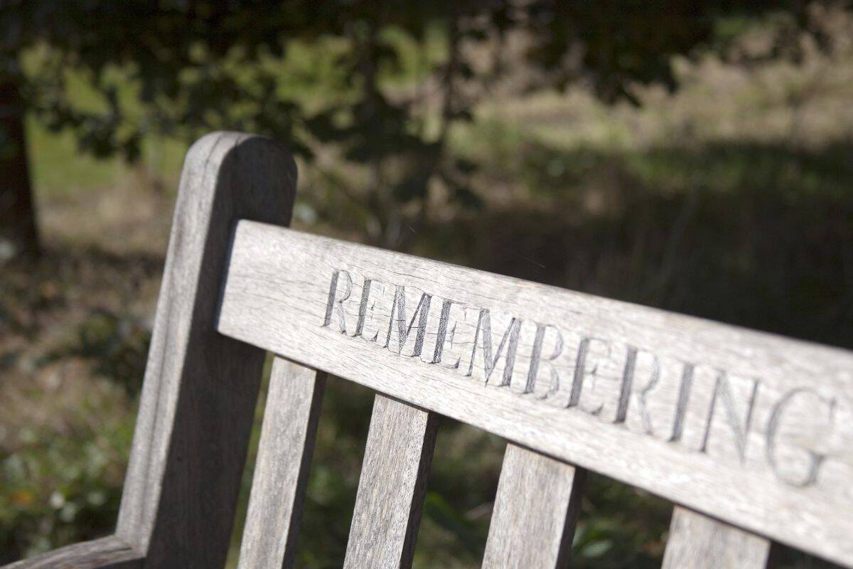 Remembering bench