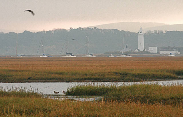 Hurst Castle lighthouse