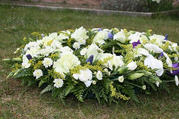 Funeral flower wreath