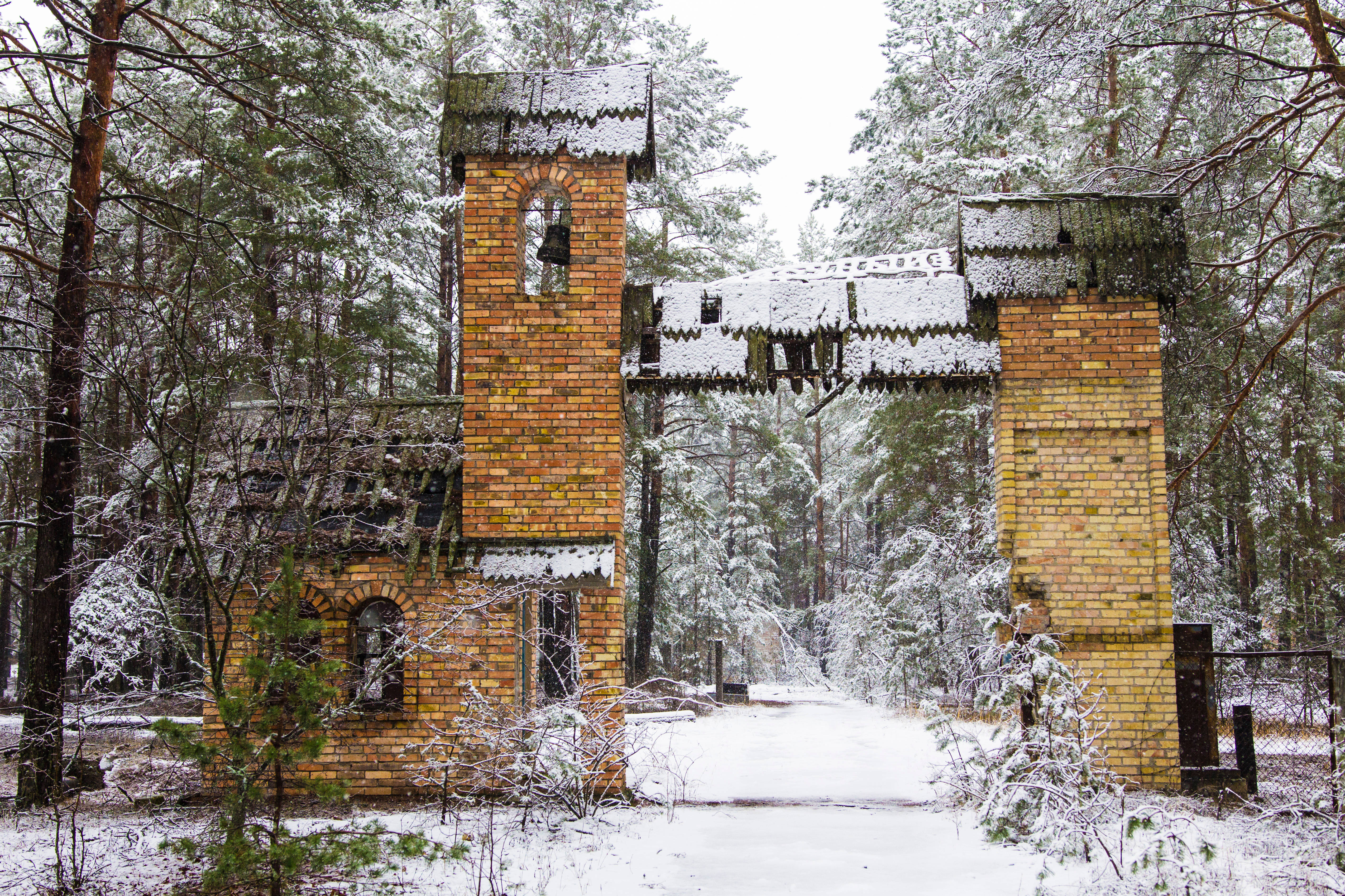 village close to Chernobyl