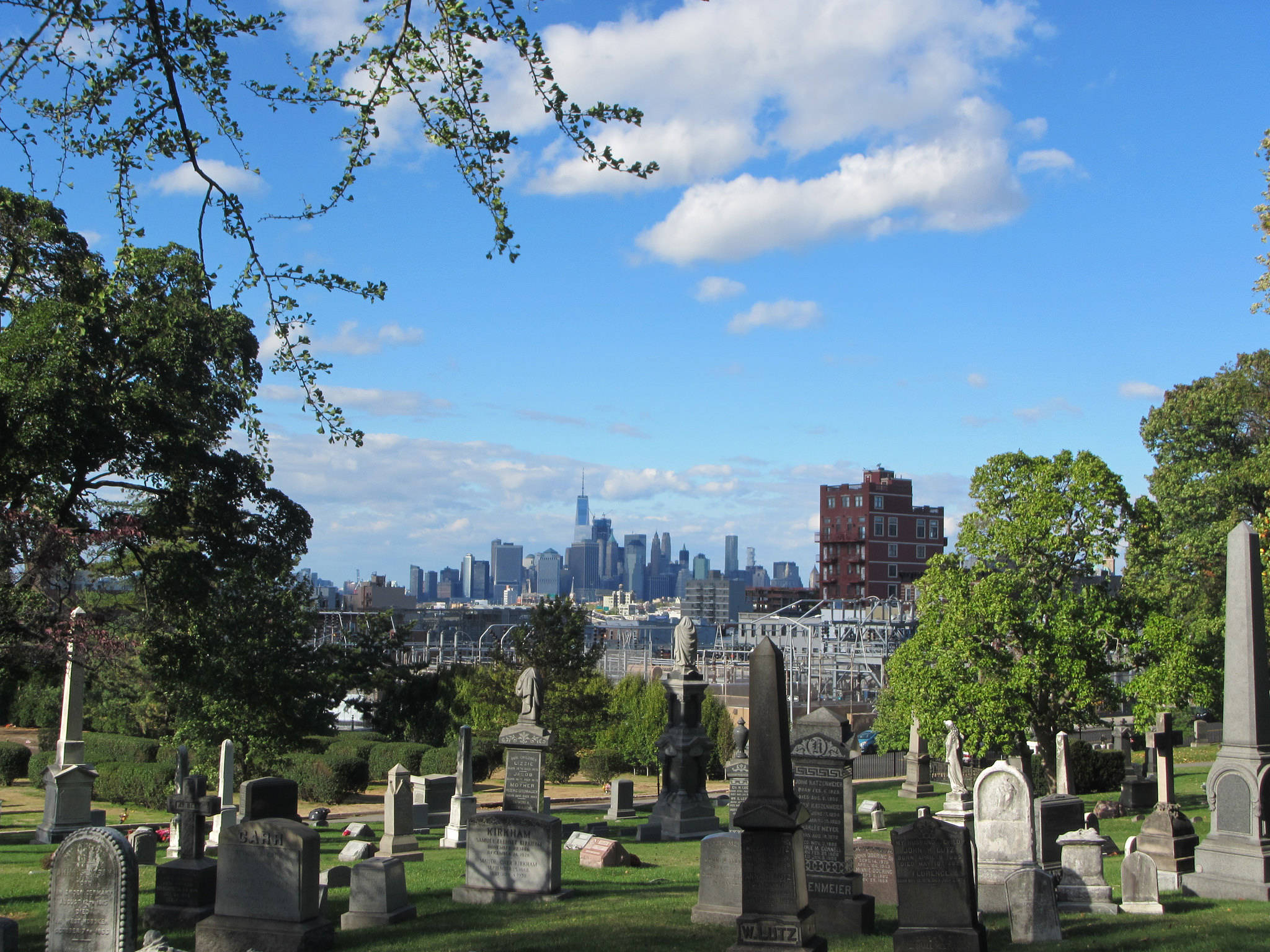 View from Green Wood Cemetery Brooklyn