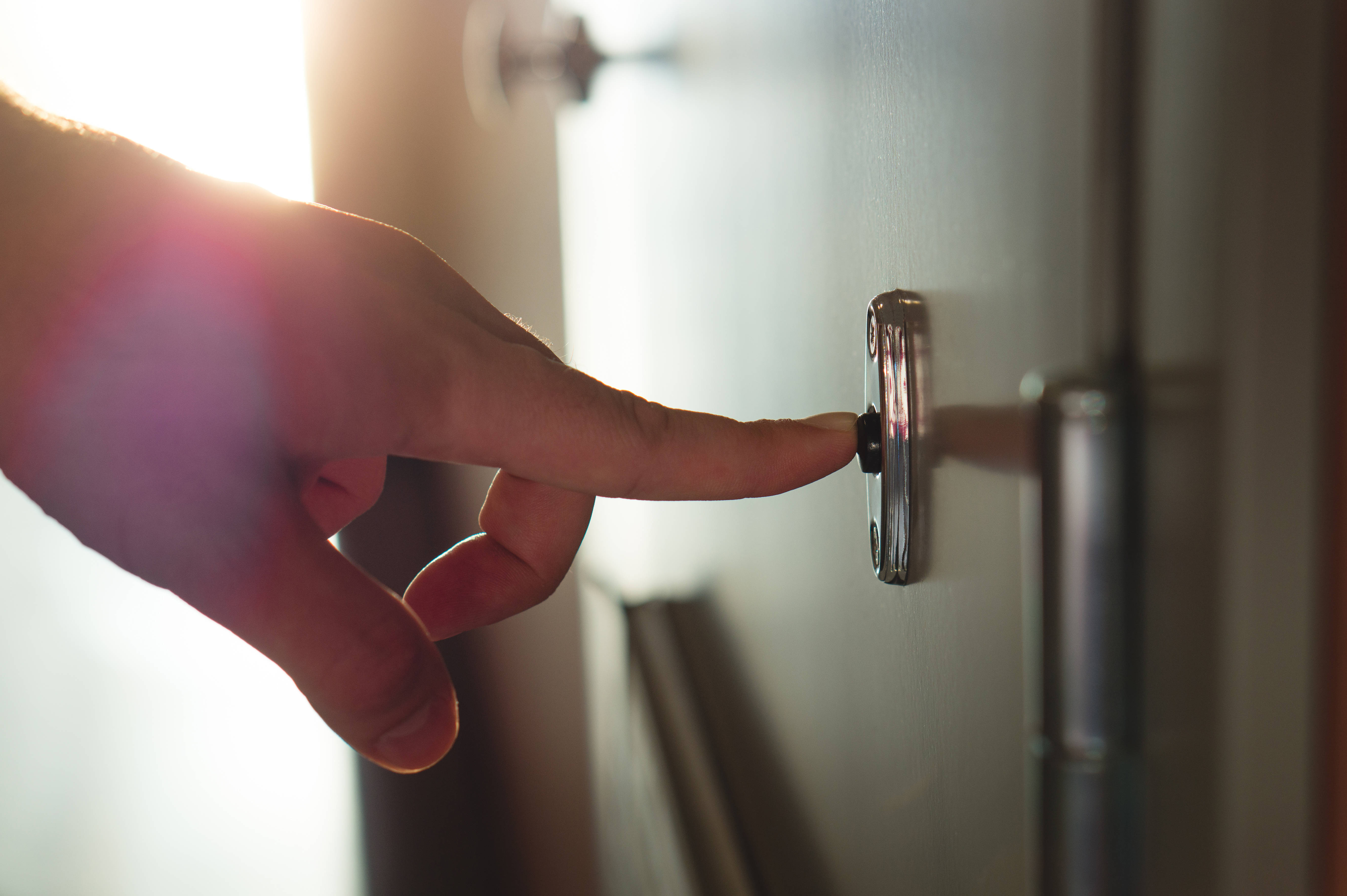 Ringing a doorbell