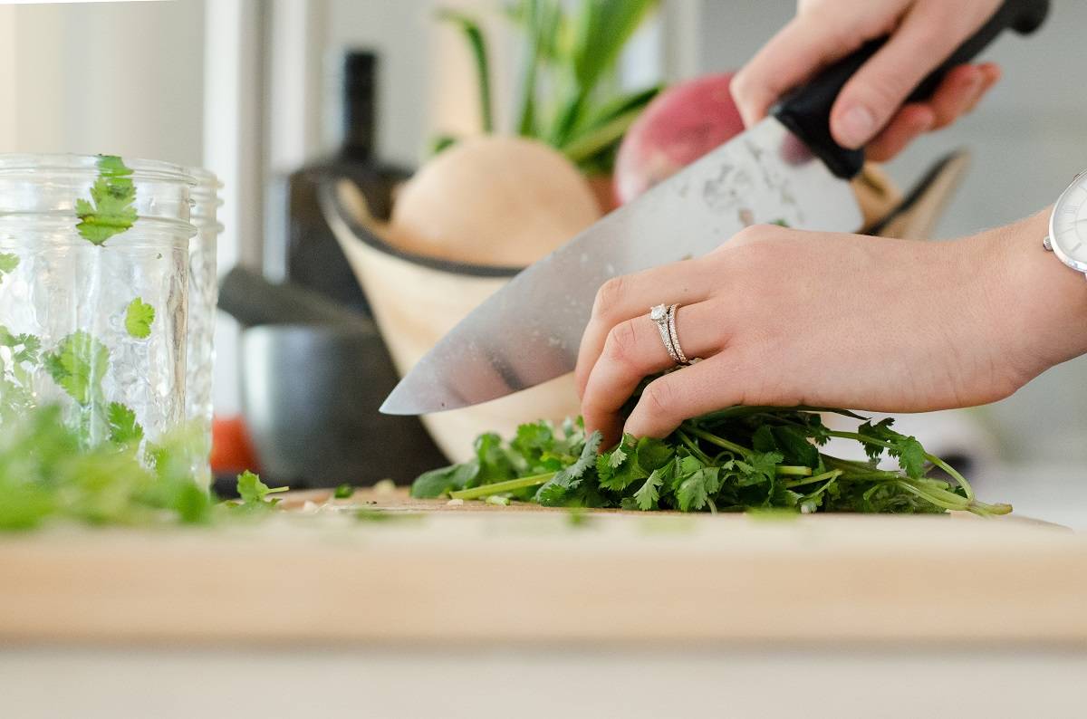 Woman cooking