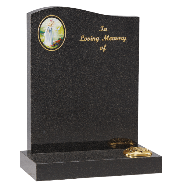 Headstone With Personalised Design
