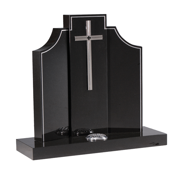 Gates Of Heaven Headstone With Cross