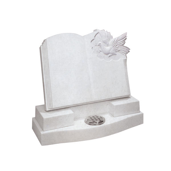 Book Memorial With Dove