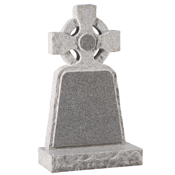 Celtic Wheel Style Cross Headstone