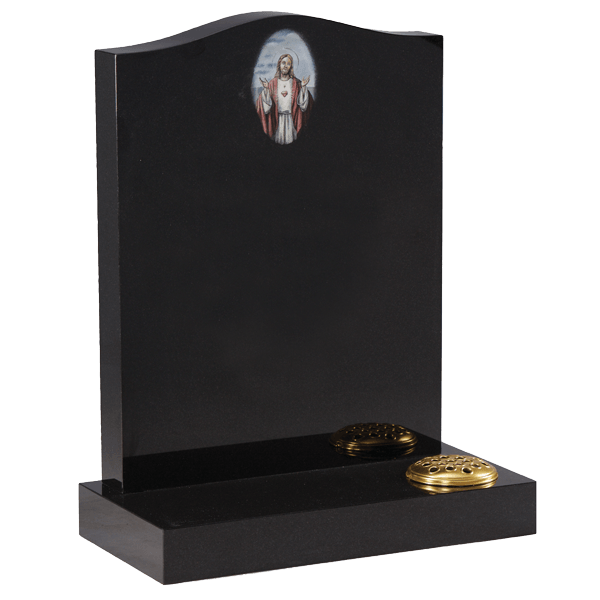 Headstone With 'Jesus' Design