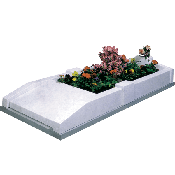Vase Post Full Kerbed Memorial