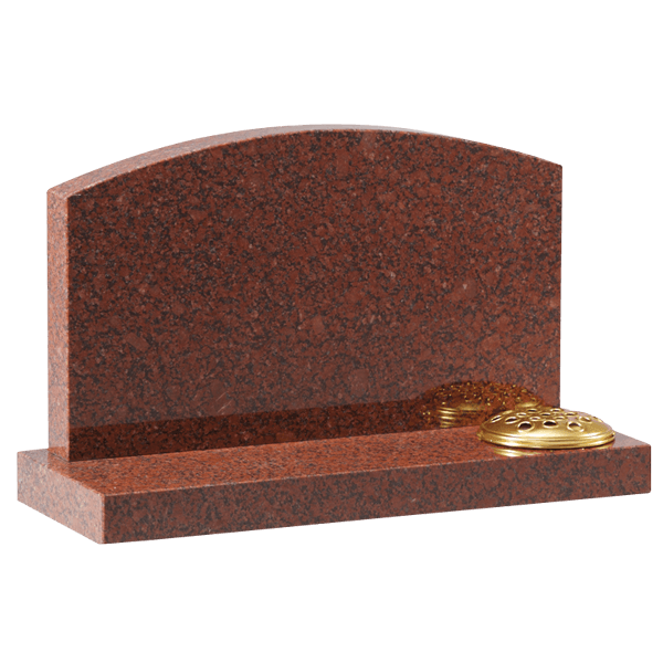 Cremation Oval Headstone & Base