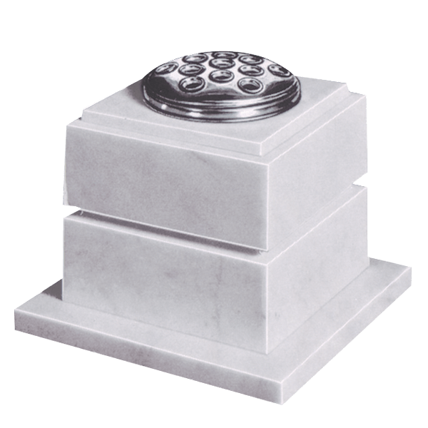 Checked Top & Centre Vase