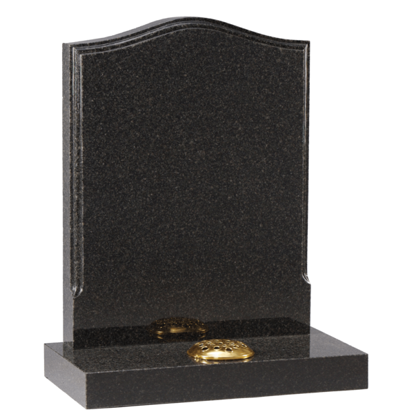 Headstone With Moulded Edges