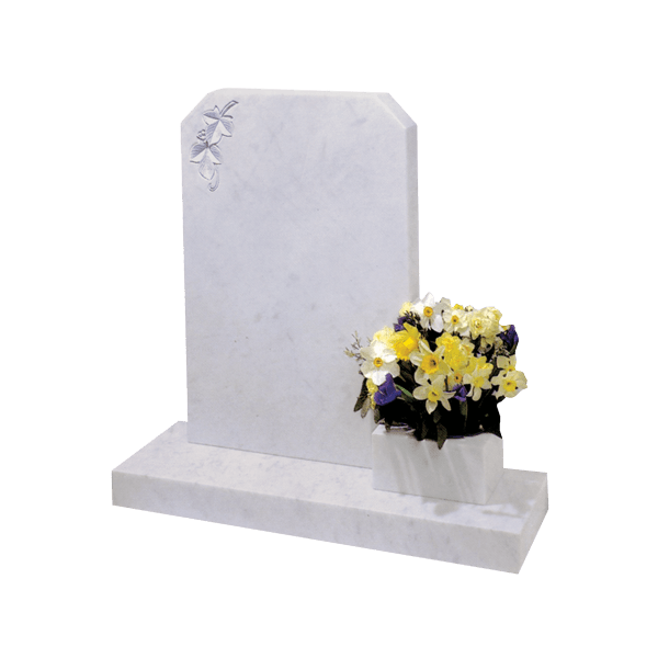 Clipped Corner Headstone