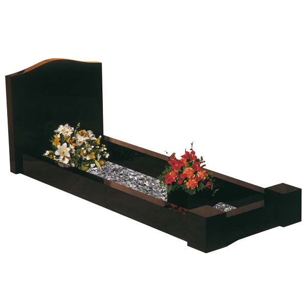 Ogee Headstone Kerb Surround Memorial